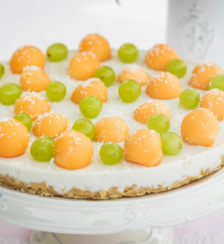 No Bake Melonen Cheesecake