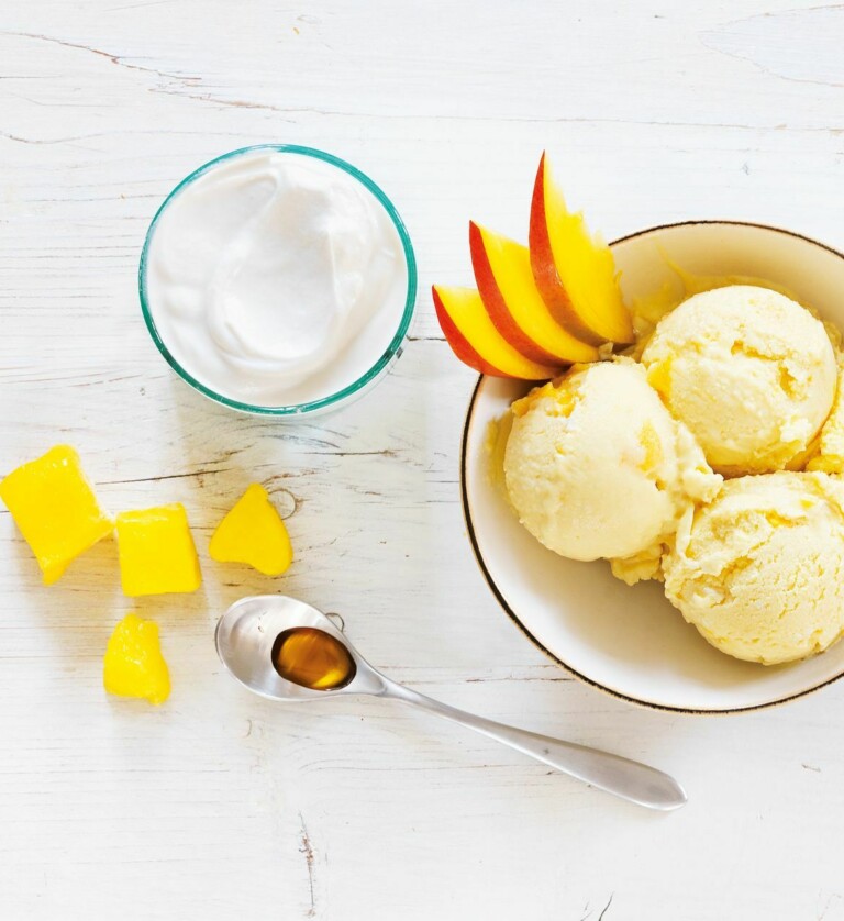 Mango Eis vegan