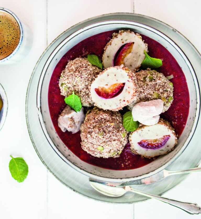 Zwetschgenknödel vegan