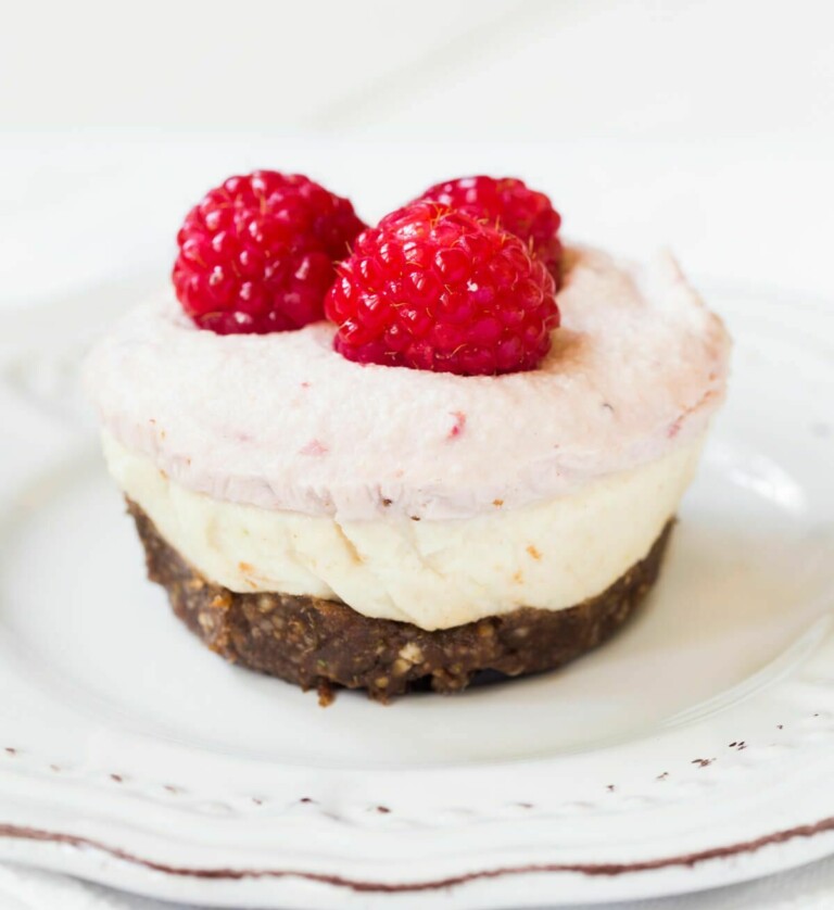 Cupcakes ohne backen - Cashew-Beeren-Törtchen