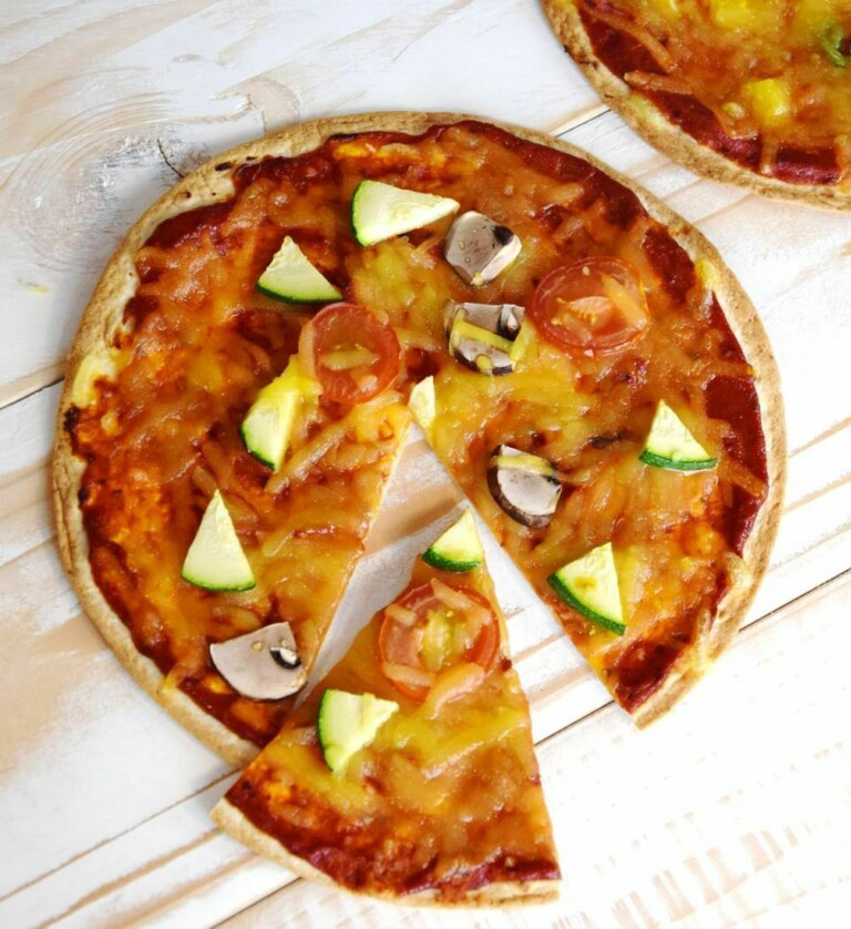 Wrap-Pizza - Vegane Pizza einfach selber machen