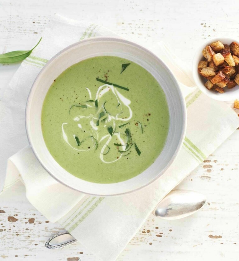 Bärlauchsuppe vegan
