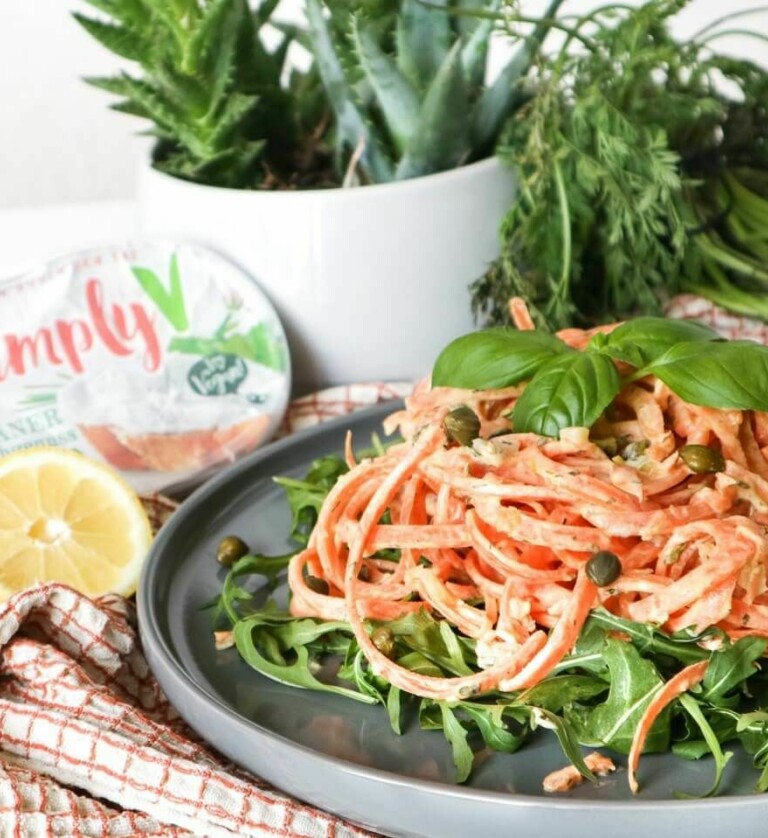 Möhren Pasta mit Streichgenuss
