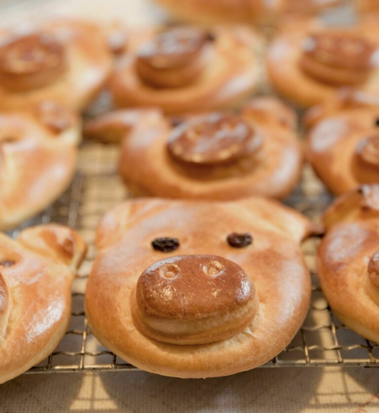 Vegane Glücksschweinchen