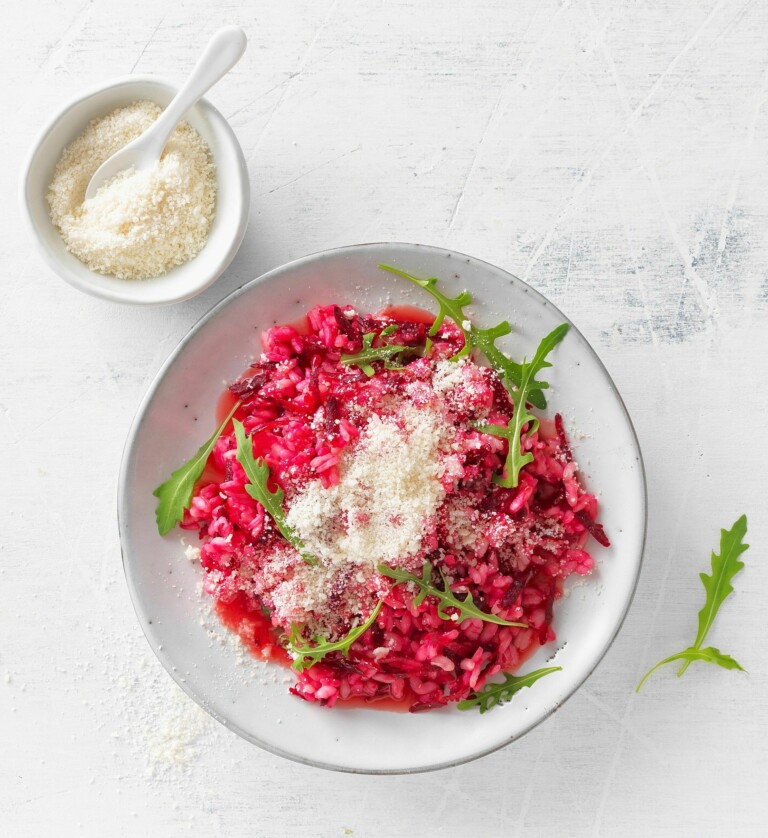 Rote Beete Risotto vegan